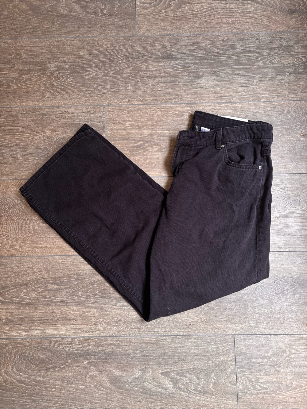 H&M Women’s Black Wide Leg Jeans